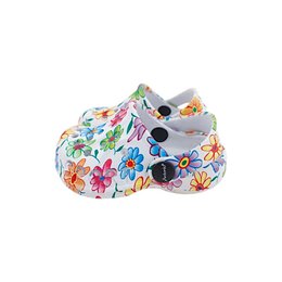 Baby & Kinder Clogs mit Blumenmuster » günstige Kinderschuhe » Kinder Badeschlappen » Schuhe für Babys & Kleinkinder » Badelatschen mit Riemen und Cut-Outs