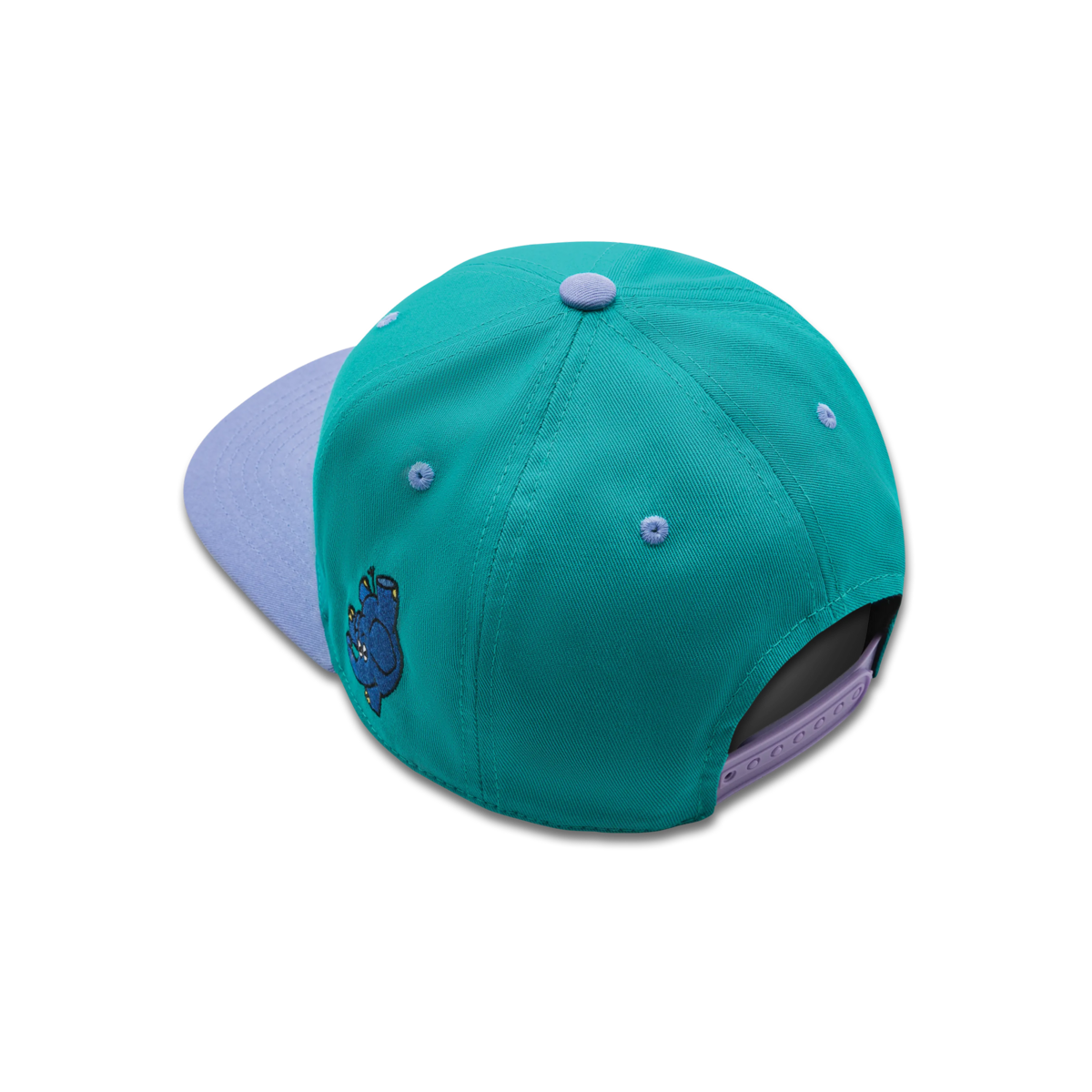 koaa – souris, éléphant et canard « The Crew » – snapback turquoise/bleu