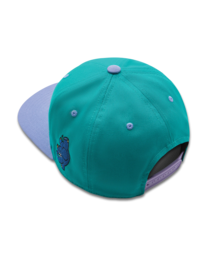 koaa – souris, éléphant et canard « The Crew » – snapback turquoise/bleu
