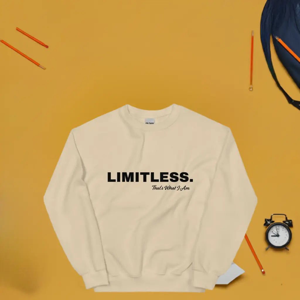 Ubegrænset unisex sweatshirt