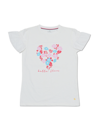 Funcle T-shirt Snow White – Lycra Slub Jersey i bawełniana popelina