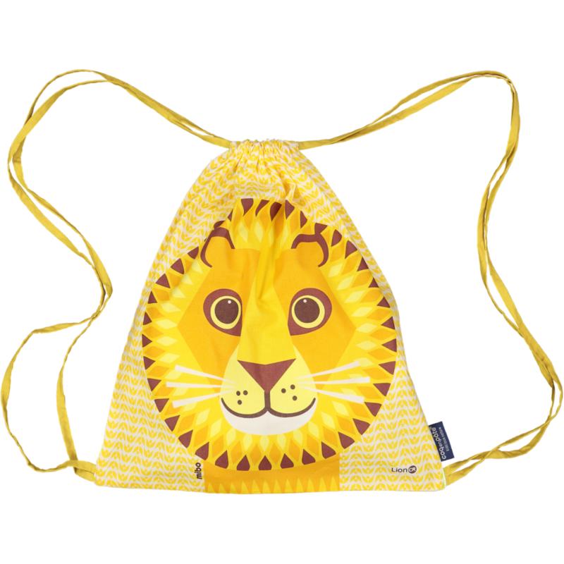 Sac d'activité enfant, coton bio,  Lion