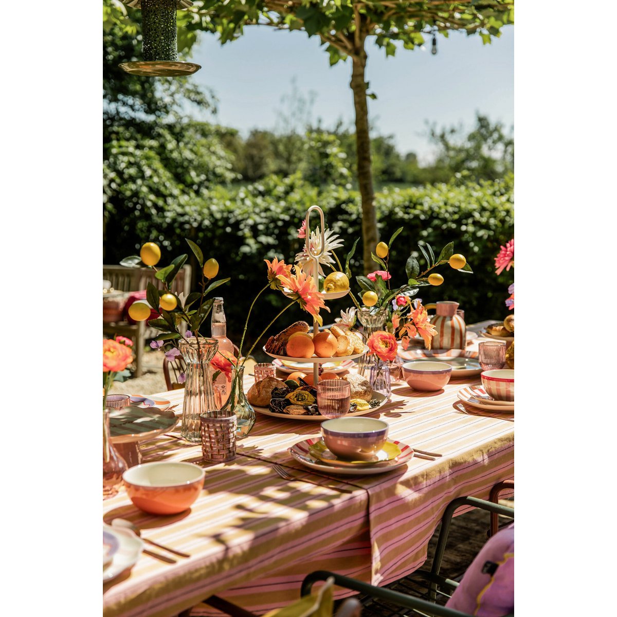 Mag dinner plate yellow pink orange red 4 assorted
