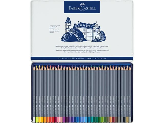 Aquarelpotlood FC Goldfaber etui a 36st. Creative Studio