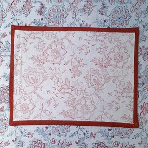 Tischset 'Blume' Rot