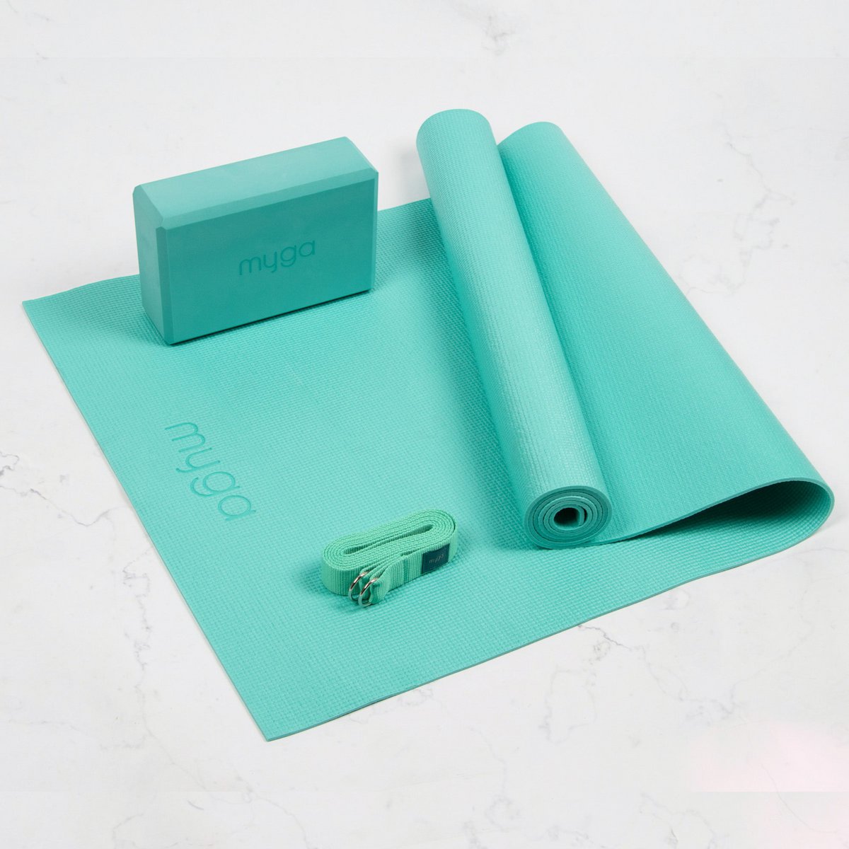 Set per principianti di yoga - turchese