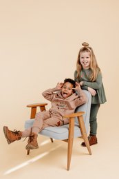 Kids RIB Bukser khaki