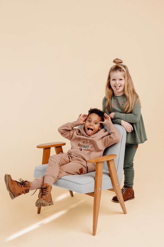 Kids RIB Bukser khaki