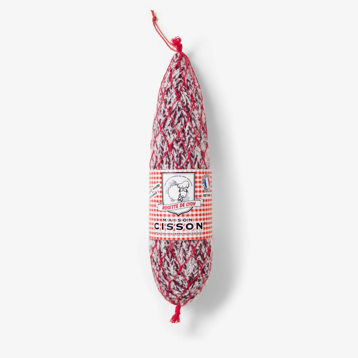 "La rosette de Lyon au filet rouge"