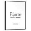 Schilderij Slim Frame Familie 40x30