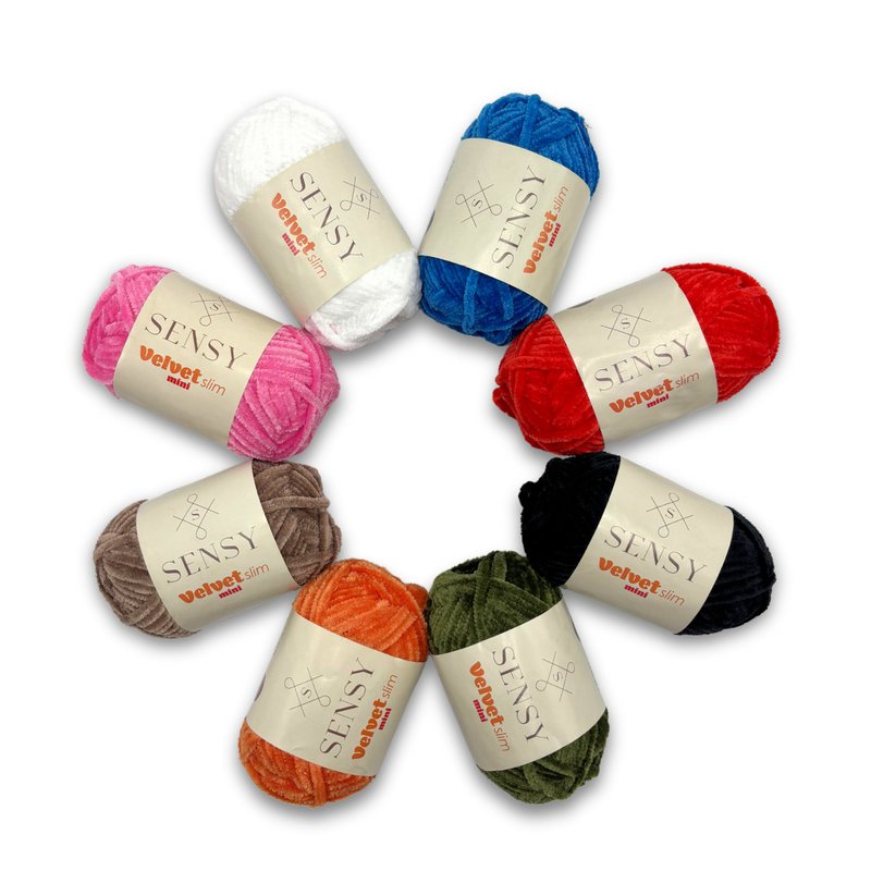 Collezione Velvet Slim Mini, filato Amigurumi (8 matassine)