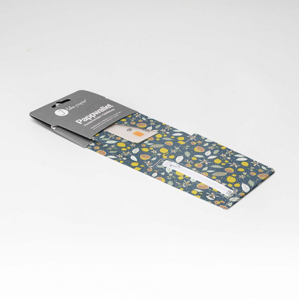 BLUE LEMONADE Tyvek® cardboard wallet / purse