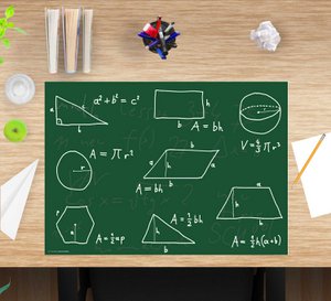 Mathematics - desk pad 60 x 40 cm