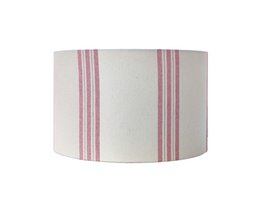 Paralume in lino stile francese rustico Ø 30 cm