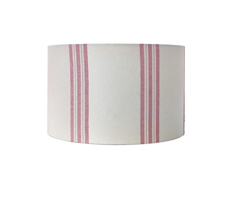 Paralume in lino stile francese rustico Ø 30 cm