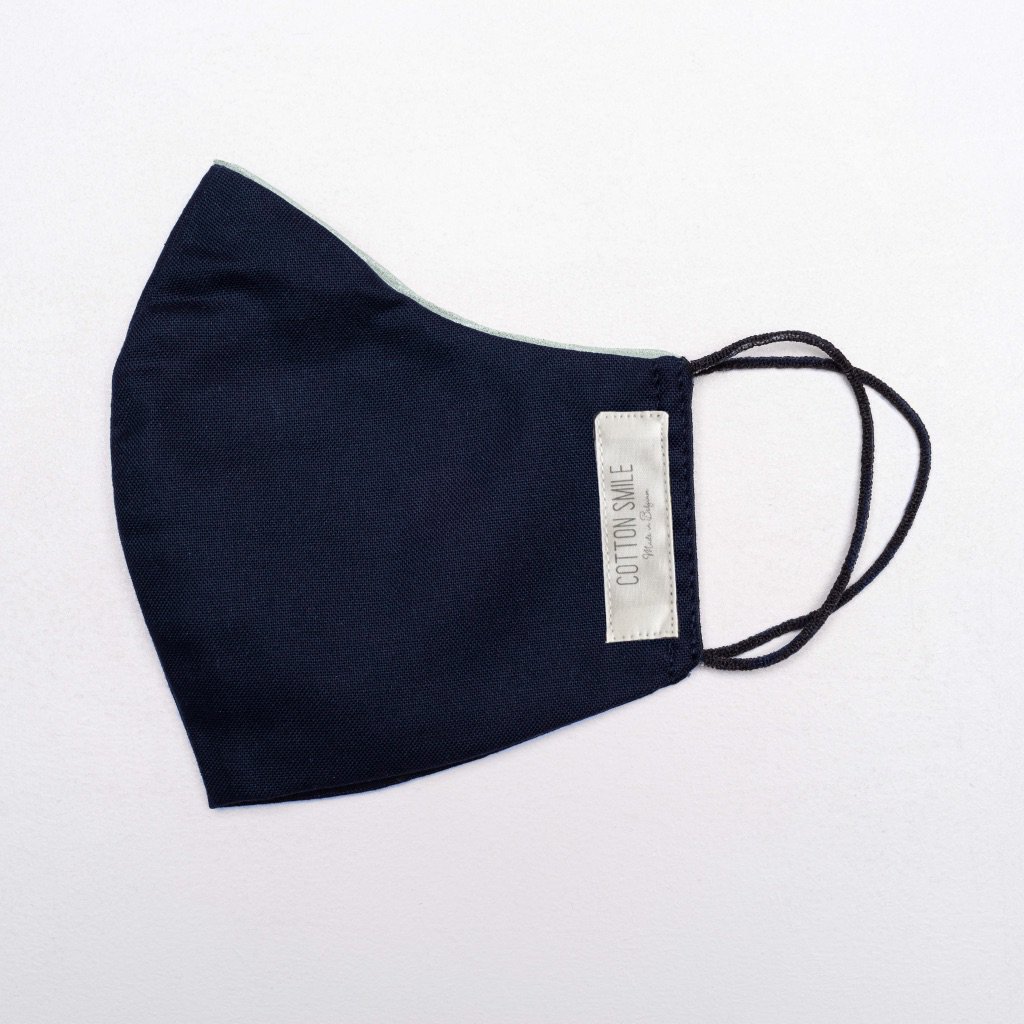 Face Mask Cotton Dark Blue