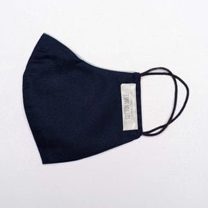 Gesichtsmaske Baumwolle Dunkelblau