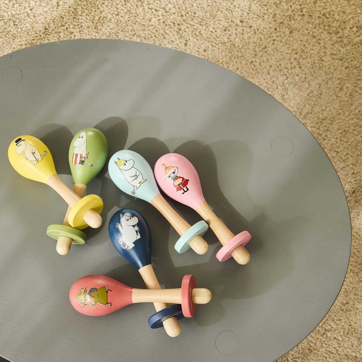 Mumin – Maracas-Display – 12 Einheiten