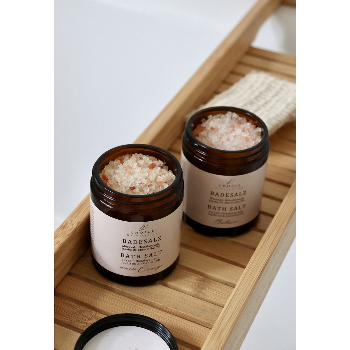 BATH SALT with jojoba oil and essential oils