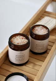 BATH SALT with jojoba oil and essential oils