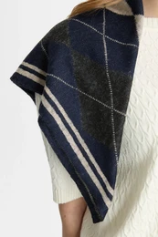 Mohair Troia Foulard (Navy)