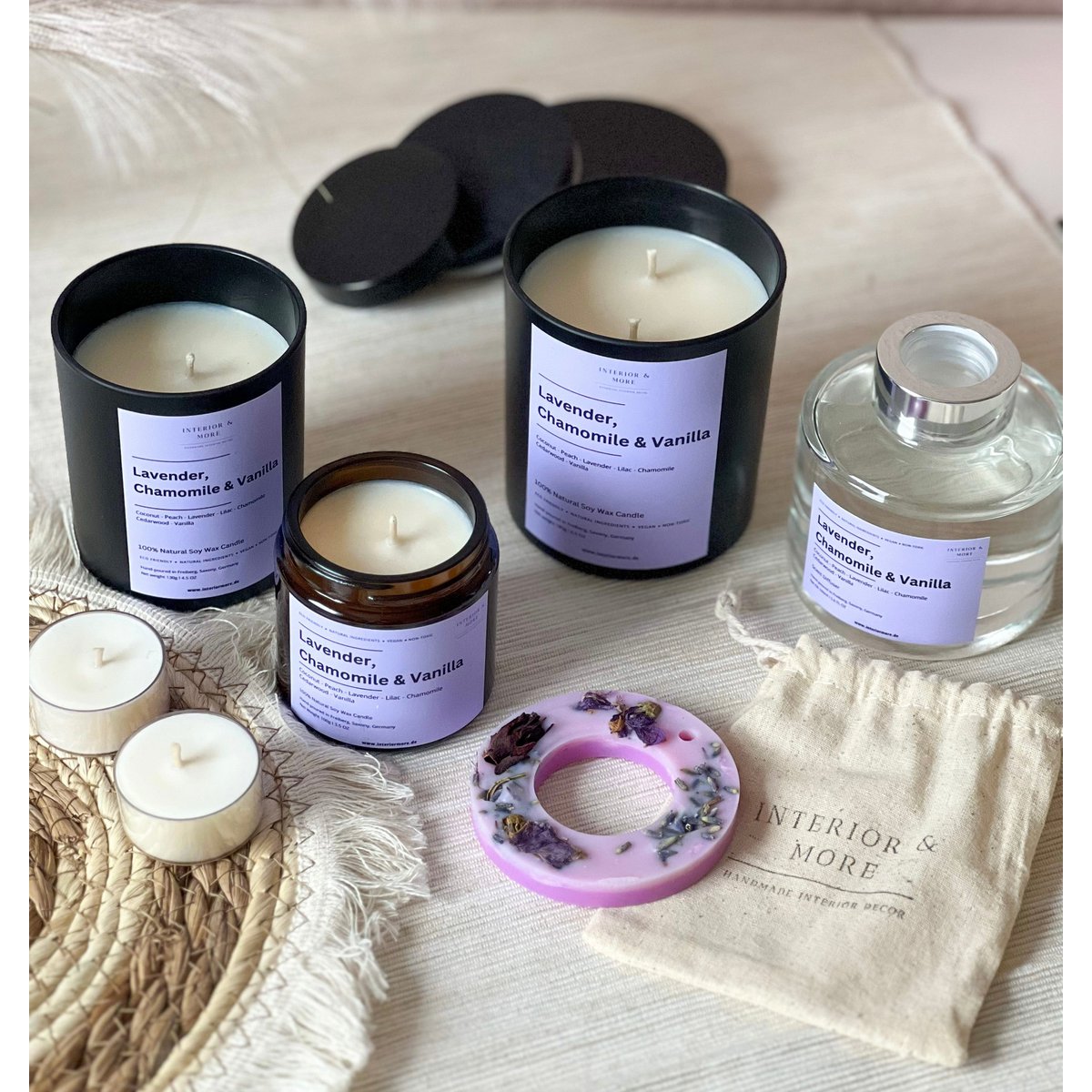 Lavendel, kamille en vanille