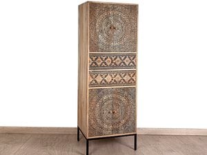 4P+2C WOODEN HIGH FURNITURE HM182318