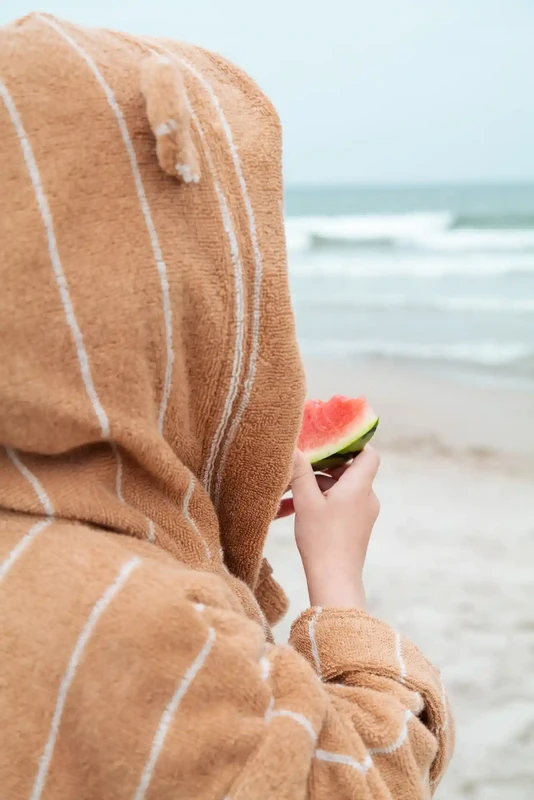 Neunest 100% Cotton Kids Bathrobe - Terra