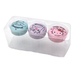 Cracker Box 3 Baumes à Lèvres Macaron Hello Kitty Friends 6g – Display 8