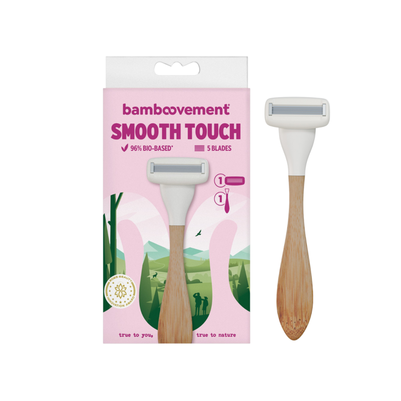Smooth Touch : Kit de démarrage pour rasoir en bambou biosourcé
