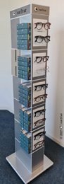 E2EPOS003 Spiegel, grafisch en schroeven display E2E
