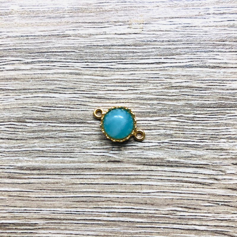 Margaux natuursteen armband verguld zilver