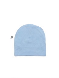 Wollen baby muts - Merinowol - Blue Fog