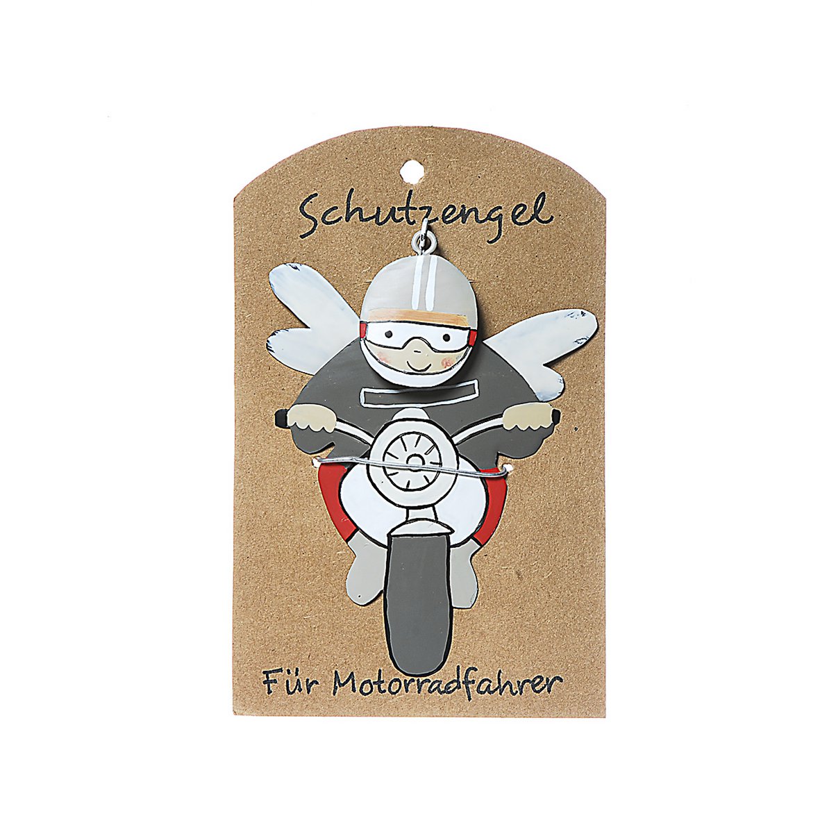 Schutzengel auf Karte "Für Motorradfahrer" 9 cmVE8