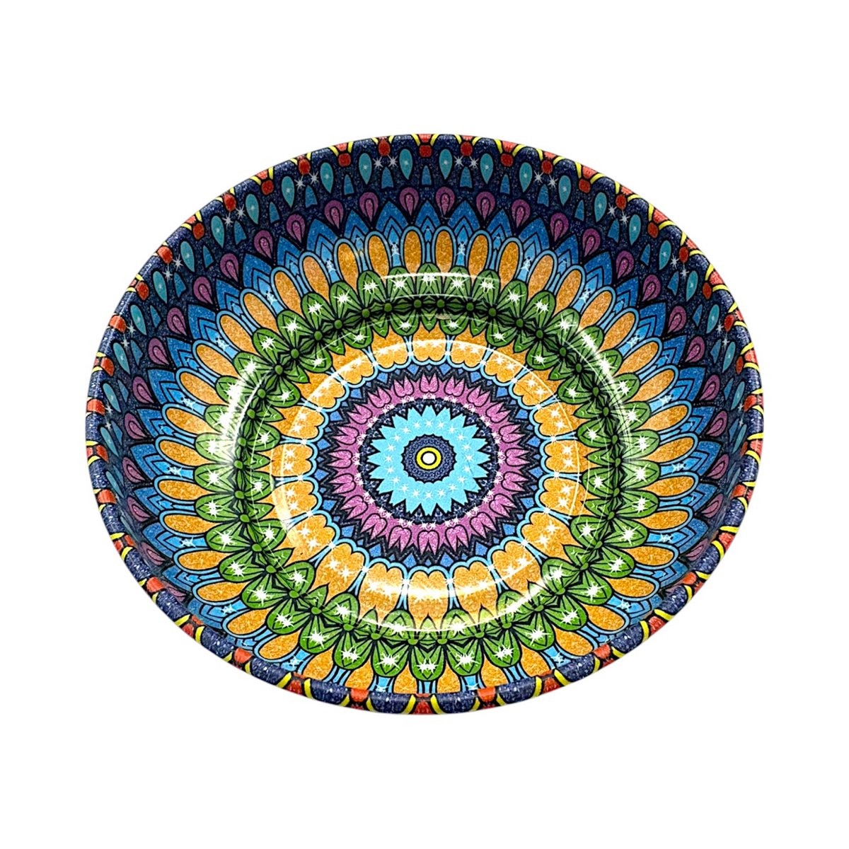 Metalen kom - Mandala 3 - Medium - 9 cm