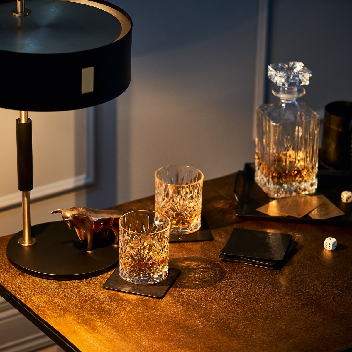 LGNDR Leather Coaster DRYNK