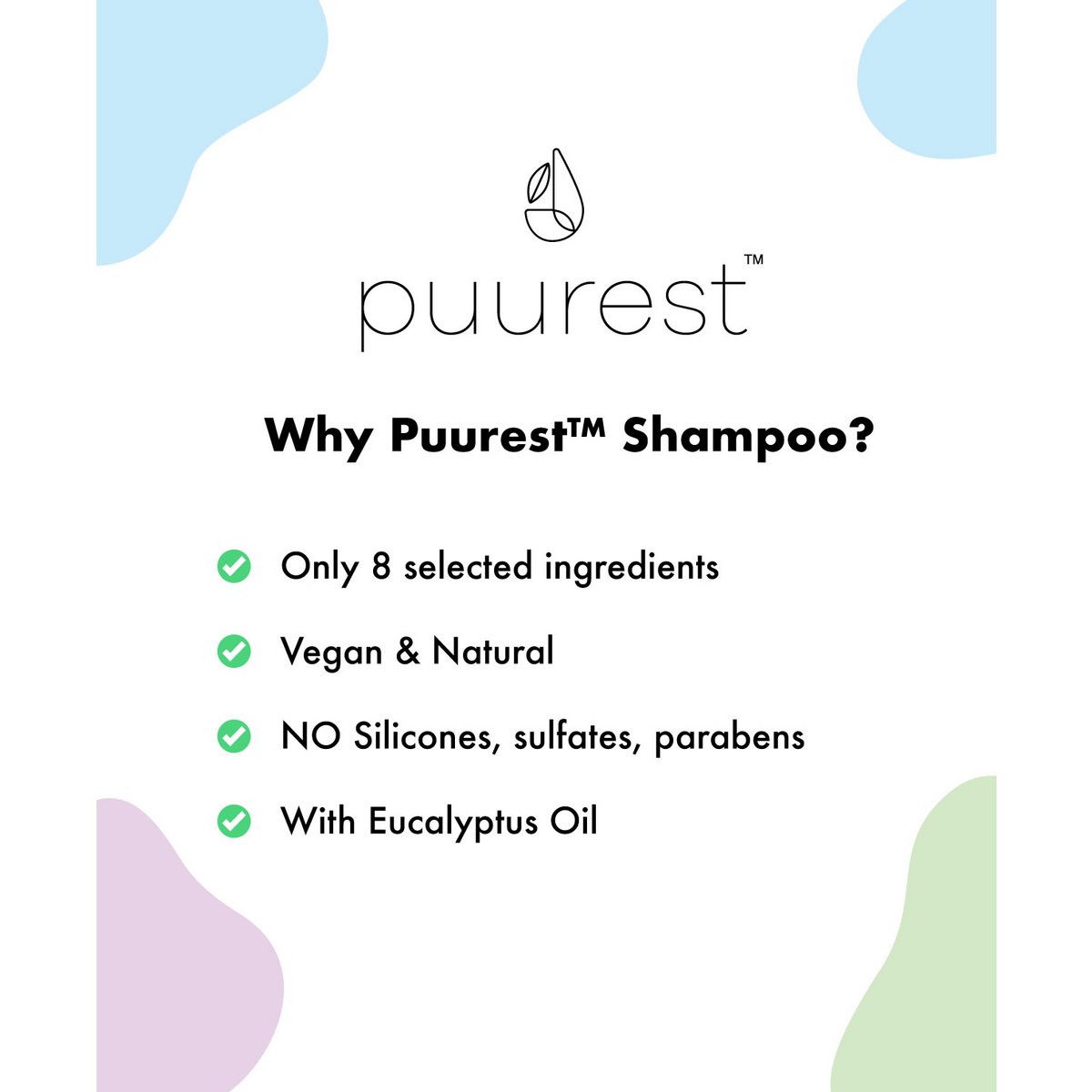 Puurest™ Champú con Aceite de Eucalipto, 250ml