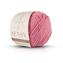 Sensy Premium Natural Baby Cotton 100% filato di cotone morbido per lavoro a maglia e uncinetto Amigurumi