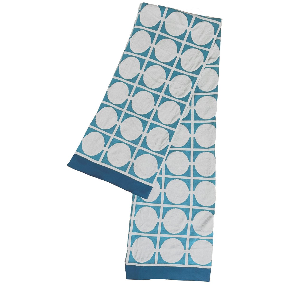 Don Petrol Jacquard Throw – Blødt børstet bomuld
