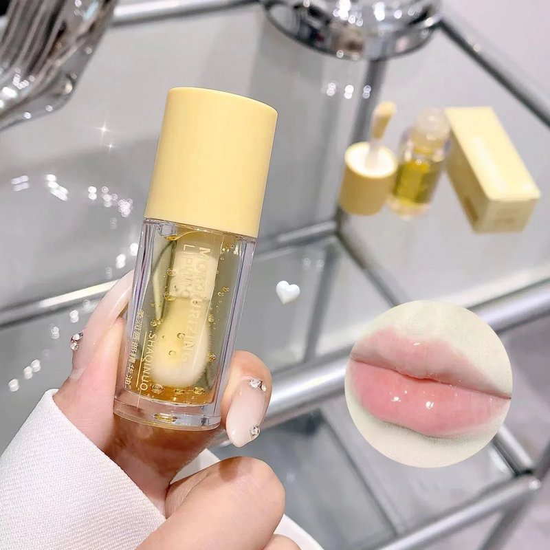 Wasser-Licht-Lipgloss-Feuchtigkeitscreme, transparenter Gelee-Spiegel, Fruchtkristall-Lippenöl, klar, feuchtigkeitsspendend, aufpolsternd, koreanisches Lippenpflege-Make-up