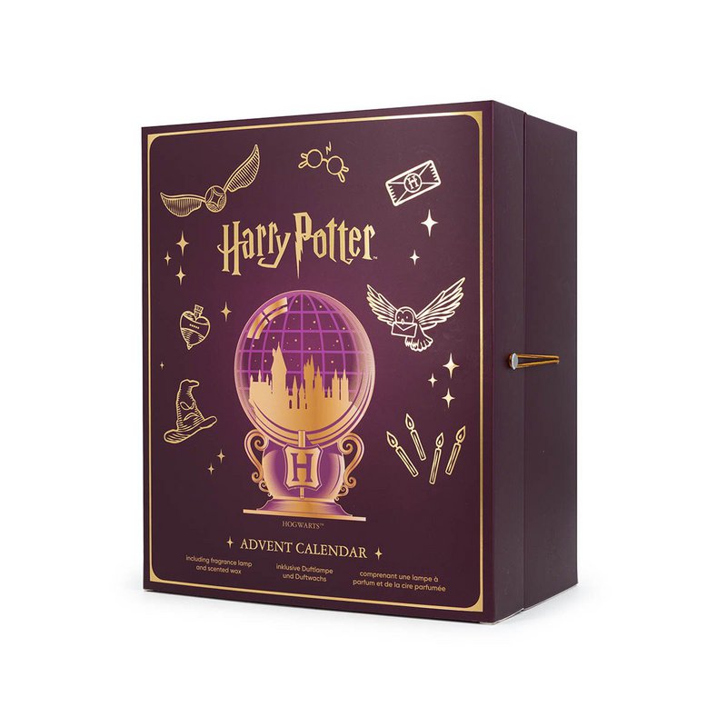 Adventskalender Harry Potter™ med fyrfadslys duftlampe + 24 x duftvoks