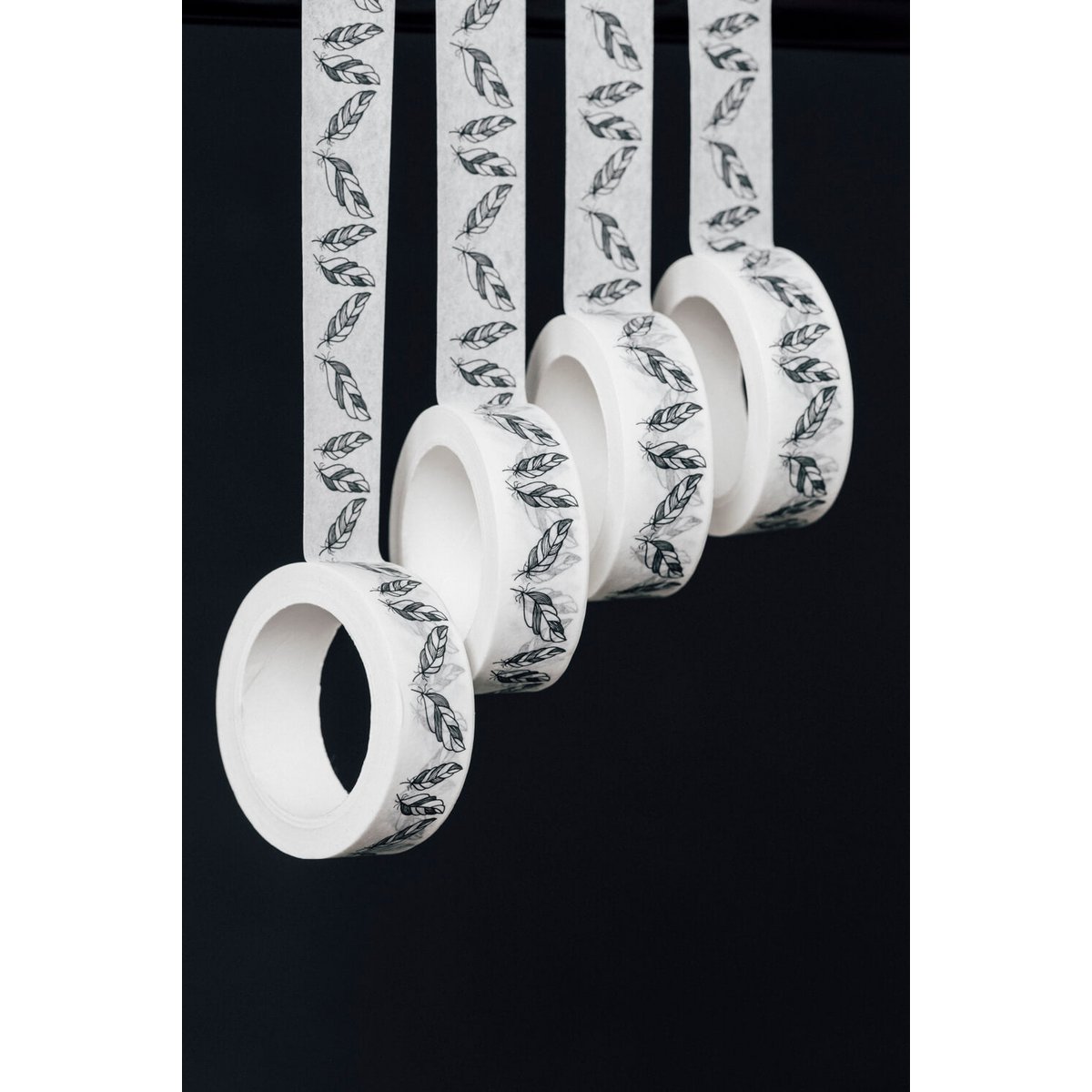 feathers washi tape