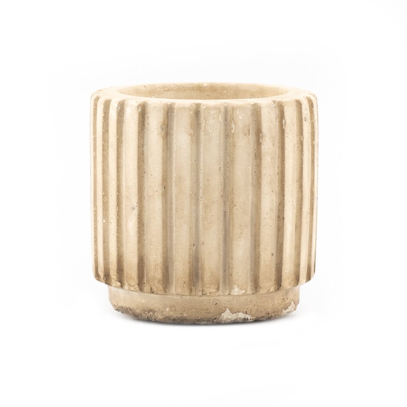 Earthenware candle holder Zilt S