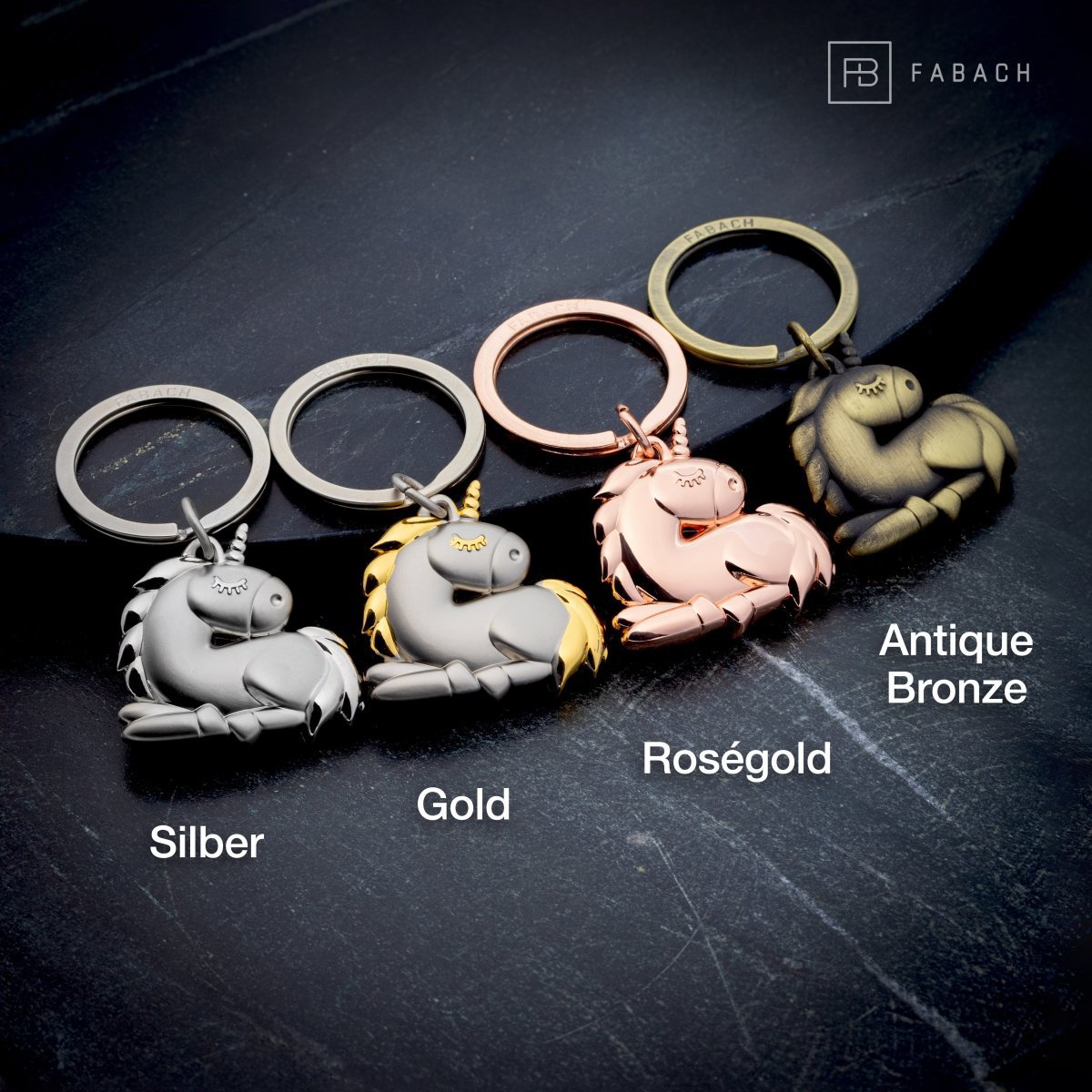 "Sleepy" Unicorn Keychain - Sleeping Unicorn Lucky Charm