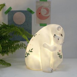 Luz LED recargable de oso polar