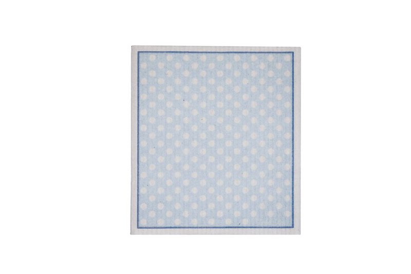 Strofinaccio Pois Blu 17x20 cm Isabelle Rose