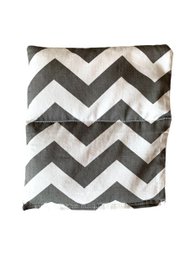 bolsa de granos de trigo baby "zigzag"