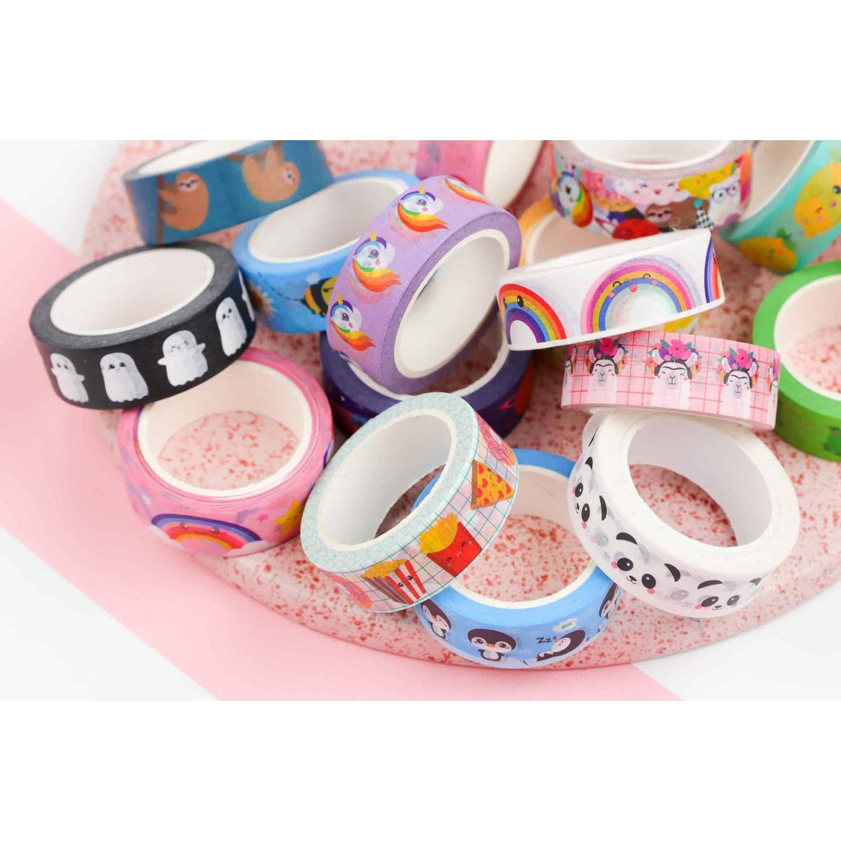 Cinta washi Unicornio