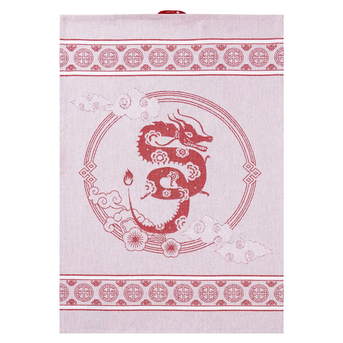 Küchenhandtuch Dragon Red Baumwolle (2 Stück)