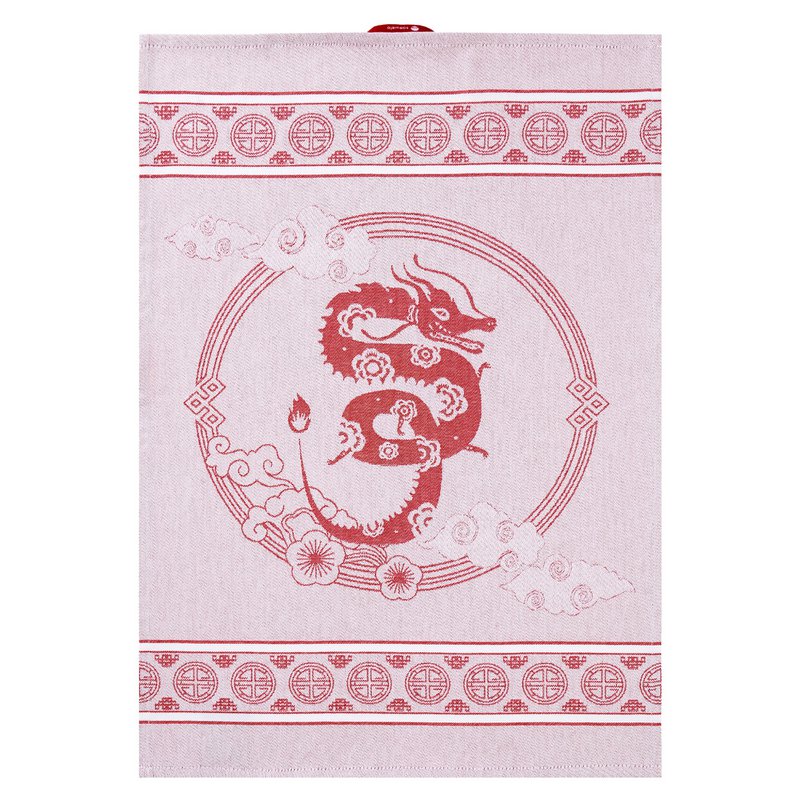 Küchenhandtuch Dragon Red Baumwolle (2 Stück)